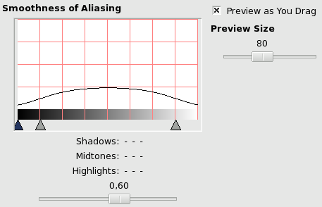 Advanced options of the Filterpack filter