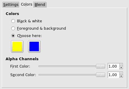 Sinus filter options (Color)