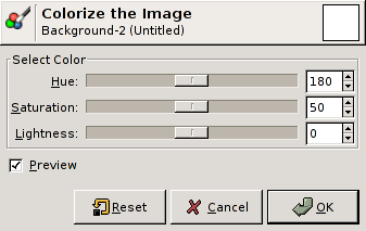 Colorize options