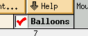 [Balloons Button]